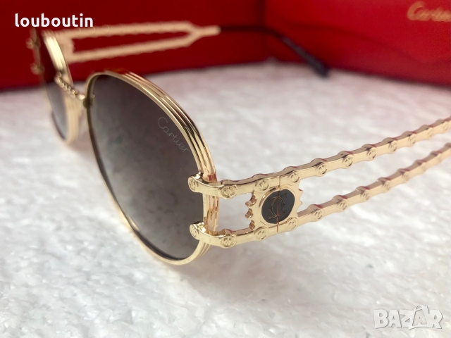 Cartier 2022 унисекс слънчеви очила елипса дамски мъжки, снимка 11 - Слънчеви и диоптрични очила - 36106871