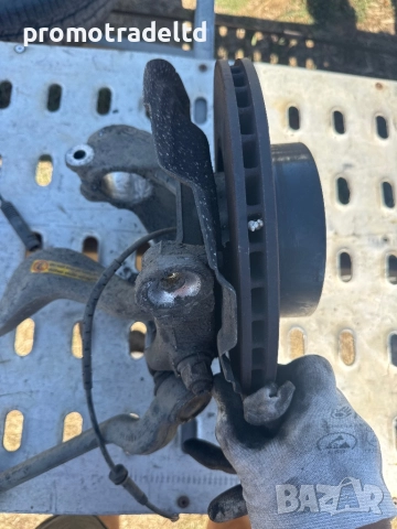 Преден ляв десен шенкел главина носачи дискове БМВ Е90 BMW E90 E91, снимка 5 - Части - 51768673