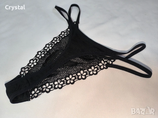 Черни прашки бродерия, снимка 6 - Бельо - 53061617