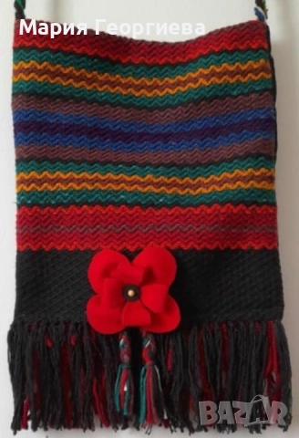 Битова торба / с ресни и цвете / 18 лв. / Налична!, снимка 2 - Чанти - 52449109