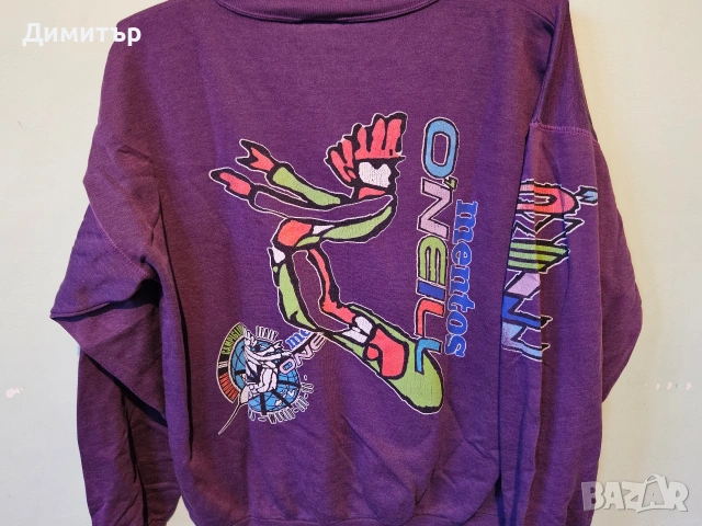 Блуза на O'neill Mentos World Cup 1990 Italy snowboard ski Large спорт ретро блуза , снимка 14 - Блузи - 53411144