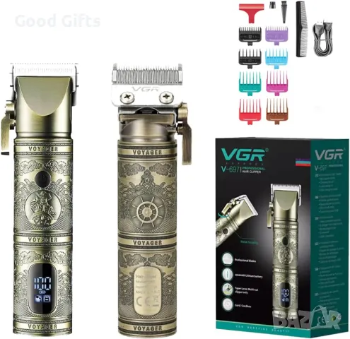 VGR V-697 – Машинка за подстригване с характер! Мощ, стил и прецизност в едно!