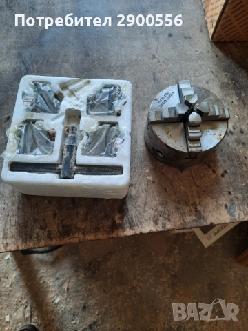 продавам струг и допълнителен патронник с прави и обратни челюсти, снимка 3 - Стругове - 53208640