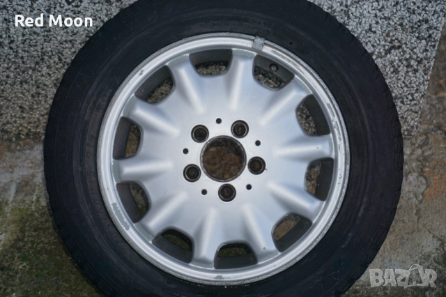 4 Броя Оригинални Алуминиеви Джанти за Mercedes Е класа W210 7Jx15H2 ET37 Made In Germany, снимка 6 - Гуми и джанти - 51809470