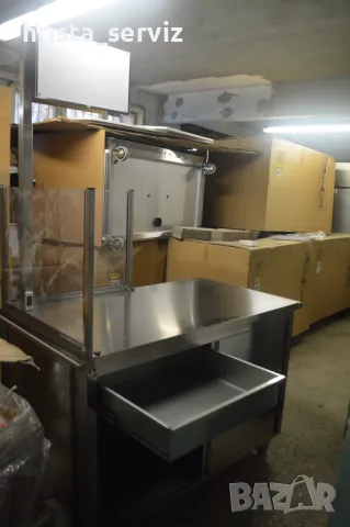 Кетърингова маса с мобилна мивка, снимка 2 - Обзавеждане за заведение - 47927648