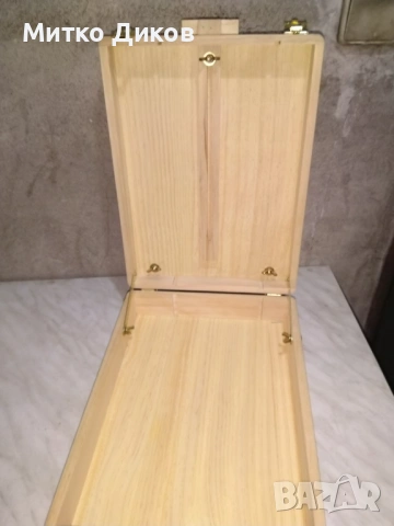 Дървено куфарче марково на Талентес за бои художници друго ново 36х27х8см Talentes, снимка 6 - Декорация за дома - 53129669