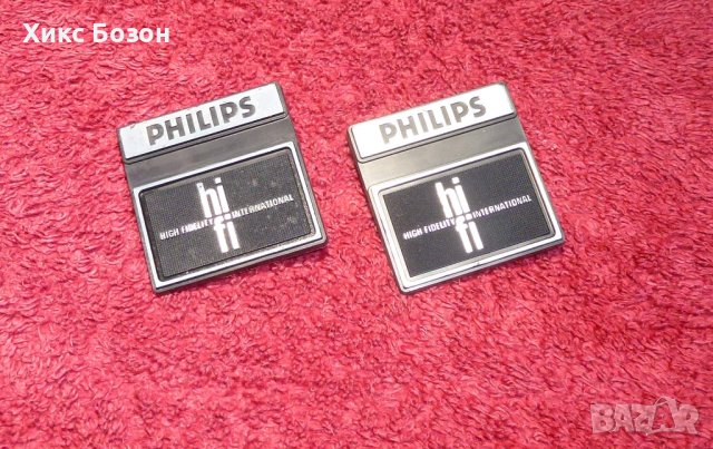 Антики: Ценни - ненамираеми табелки Philips Hi-Fi Internacional, снимка 1 - Други - 40398733