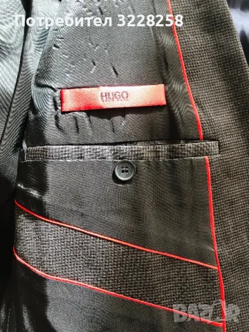 Мъжки костюм”HUGO BOSS”, снимка 3 - Костюми - 48019104