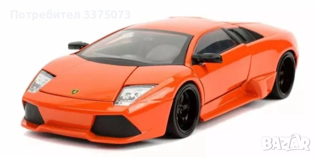  Lamborghini Murcielago1:24 JADA Fast and Furious , снимка 3 - Колекции - 52108113