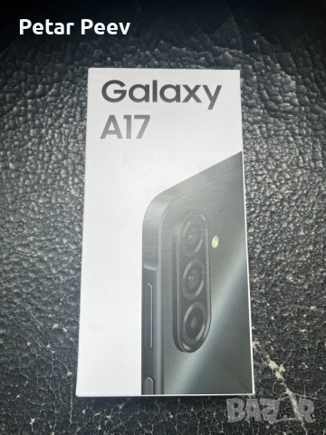 чисто нов Samsung Galaxy A17, 128GB , Black, Dual SIM, 2 години гаранция
