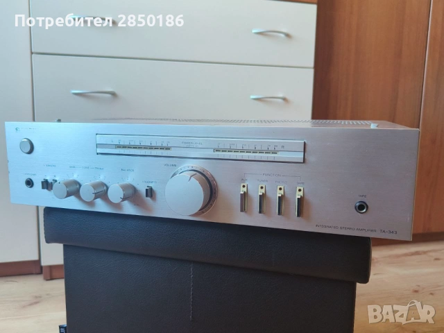 Hi-fi стерео усилвател SONY TA-343. Произведен в Япония