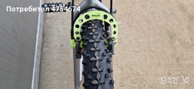 Алуминиев велосипед Hagan колело 26", снимка 5 - Части за велосипеди - 53742258