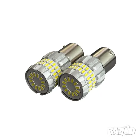 LED крушки BA15S 60 SMD 12V 2 броя