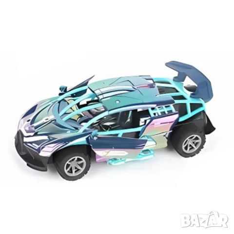 Дистанционно управляема кола с пушек ефект и автоматично отваряне на врати, снимка 6 - Коли, камиони, мотори, писти - 52053415