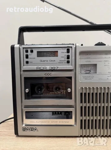 🔈Ретро моно немски радиокасетофон SABA RCR - 387🔈, снимка 3 - Радиокасетофони, транзистори - 56024460