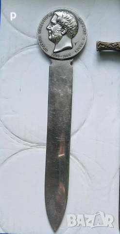 Нож сребърен, снимка 3 - Колекции - 53867358