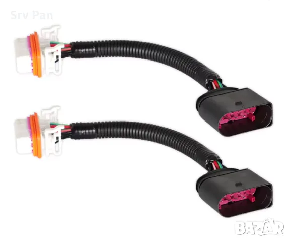 7L6971071A Headlight Wiring Harness Adapters 2004-2007 VW Touareg V6, снимка 2 - Части - 55968500
