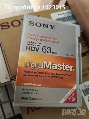 нови видеокасети Sony Digital Master mini dv 63min hdv