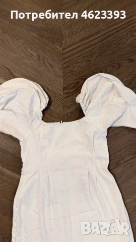 Бяла рокля, снимка 2 - Рокли - 53263274