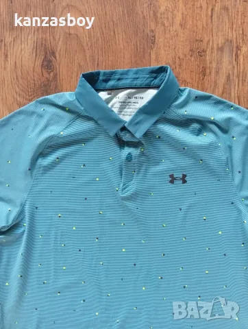 Under Armour Men's UA Iso Chill Printed Polo Shirt  - мъжка тениска р-р XL, снимка 6 - Тениски - 56122111