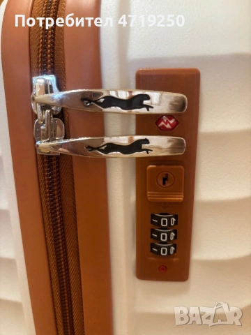 Луксозен бял куфар- българско производство , снимка 3 - Чанти - 53234968