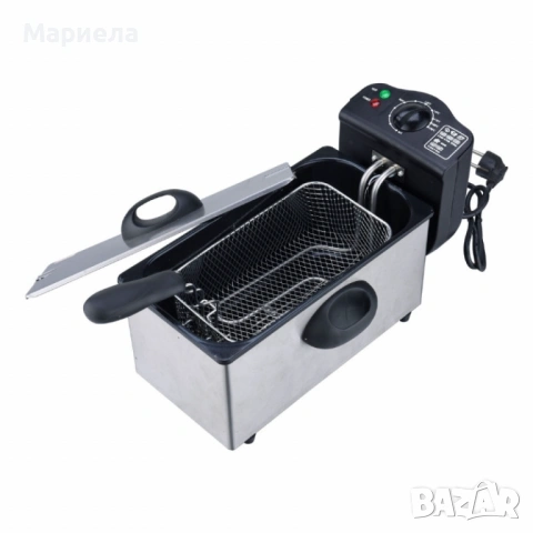 Електрически фритюрник Royalty Line RL-EFT2000, 3 литра, 2000W, снимка 2 - Фритюрници - 53056100