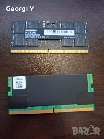 32GB (2x16GB) DDR5 5600 SODIMM (лаптоп)