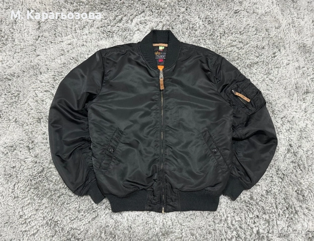 Мъжко Alpha Industries MA-1 Bomber Jacket, Размер L, снимка 2 - Якета - 53180617