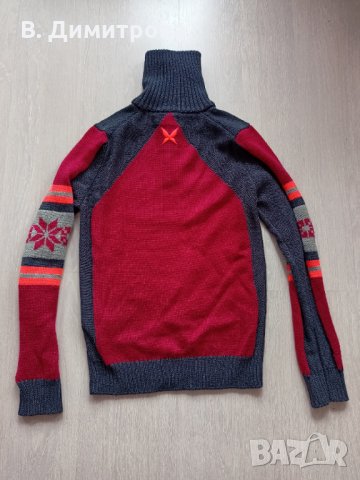 Красив и топъл, вълнен, дамски пуловер Kari Traa, размер S-M, снимка 2 - Блузи с дълъг ръкав и пуловери - 35786041