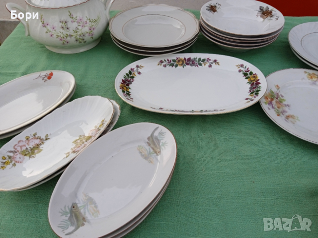 Порцелан български 20 части, снимка 3 - Чинии - 36277256