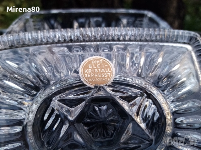 Кристална кутия за цигари или бижута - НОВА !, снимка 4 - Антикварни и старинни предмети - 52281862