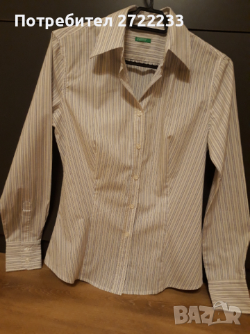 Benetton Дамска риза , снимка 2 - Ризи - 36222778