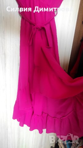 Бонбонено розова рокля М, снимка 3 - Рокли - 41665242