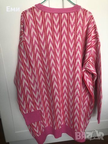 Широка плетена блуза, снимка 3 - Блузи с дълъг ръкав и пуловери - 41470997