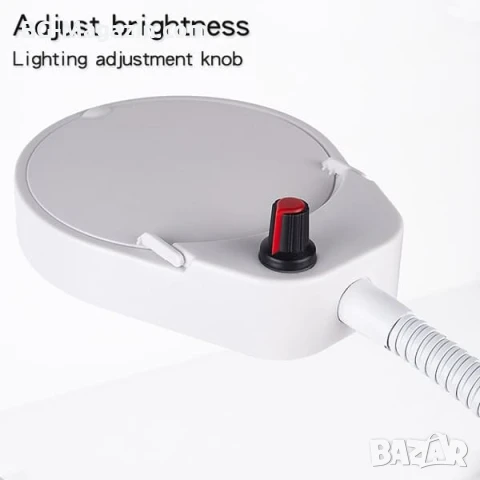 Професионална мощна увеличителна настолна лупа 10X увеличение с LED осветление за четене гоблени, снимка 6 - Други инструменти - 50921138