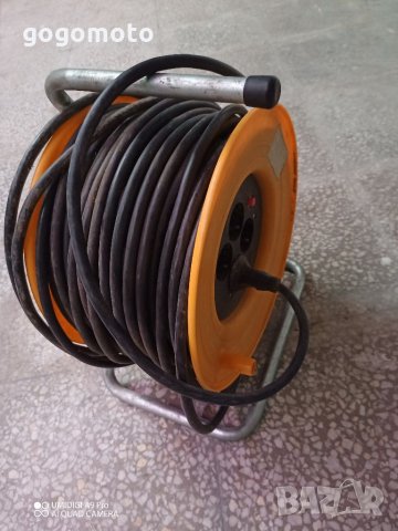 УДЪЛЖИТЕЛ НА МАКАРА, РАЗКЛОНИТЕЛ, УДЪЛЖИТЕЛ 4 ГНЕЗДА 50 МЕТРА ГУМИРАН КАБЕЛ, снимка 15 - Други инструменти - 35934257