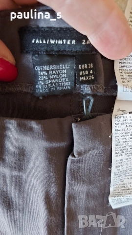 Три различни броя / "Zara" basic - Дамски панталон , снимка 16 - Панталони - 53856268