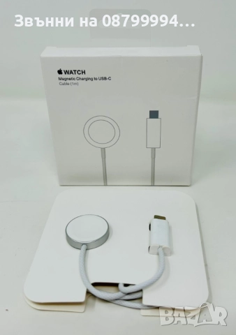   Оригинално Зарядно Кабел Адаптер USB C  Apple Watch 1-6 SE 7 8 9 10SE, снимка 2 - Оригинални зарядни - 51980164