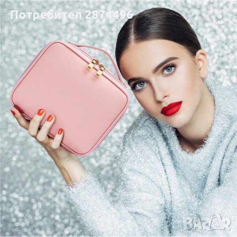 2829 Практично куфарче за съхранение на гримове и козметика, снимка 11 - Подаръци за жени - 35795496