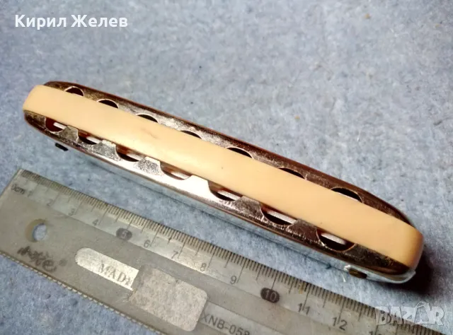 CANCAN MADE in POLAND MELODIA Стара КОЛЕКЦИОНЕРСКА РЯДЪК МОДЕЛ УСТНА ХАРМОНИКА 48324, снимка 7 - Антикварни и старинни предмети - 47607983