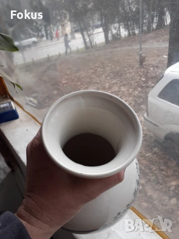 Страхотна голяма японска ваза - порцелан, маркировка, снимка 5 - Антикварни и старинни предмети - 50989519