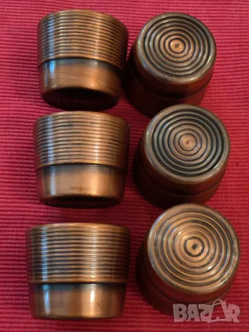 Стари подстакани ГДР. , снимка 3 - Антикварни и старинни предмети - 50402686