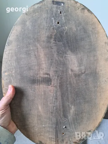 дървено изрисувано с маслени бои пано за стена с цветя 10/3, снимка 4 - Пана - 48929582