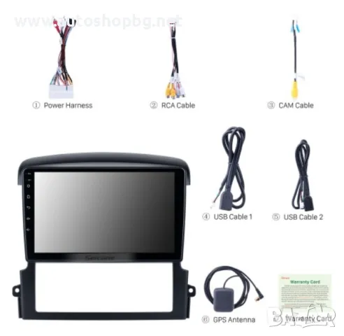 МУЛТИМЕДИЯ 9" за 2004-2008 KIA SORENTO, снимка 4 - Аксесоари и консумативи - 49484827