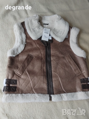 Дамски елек с каракул, снимка 7 - Елеци - 52218278