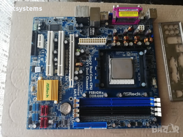  Дънна платка ASRock 939N68PV-GLAN Socket 939 CPU+FAN+RAM, снимка 5 - Дънни платки - 44808899