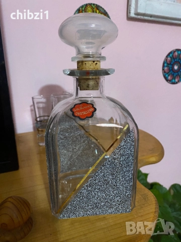 ⚜️Стилен сервиз от италианско стъкло с етикет Мурано, снимка 3 - Сервизи - 52658074