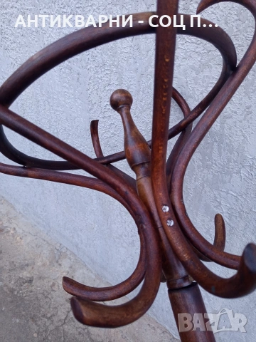 Соц Стара Виенска Закачалка Височина 2 м. НОМЕР 1179., снимка 6 - Антикварни и старинни предмети - 53830362