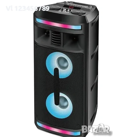 Караоке двойна тонколона 2х6”+ микрофони, JMK модел: ED-606, снимка 2 - Тонколони - 53854513