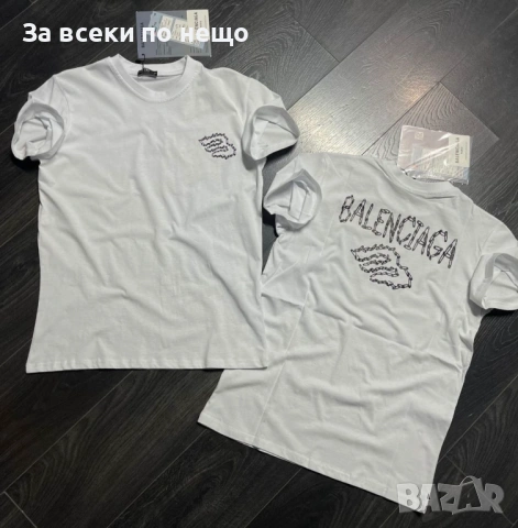 Balenciaga Мъжка Тениска👕Мъжка Блуза С Къс Ръкав Баленсиага - Различни Цветове Код Bal Style1, снимка 2 - Тениски - 53641841